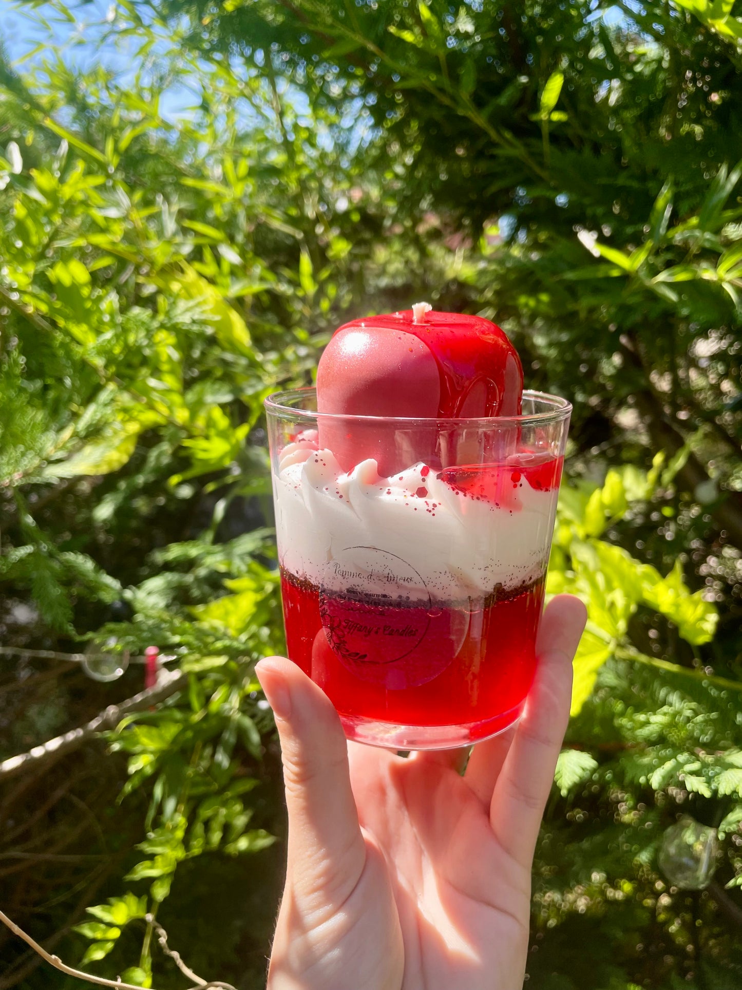Bougie Gourmande Pomme d’amour 🍎