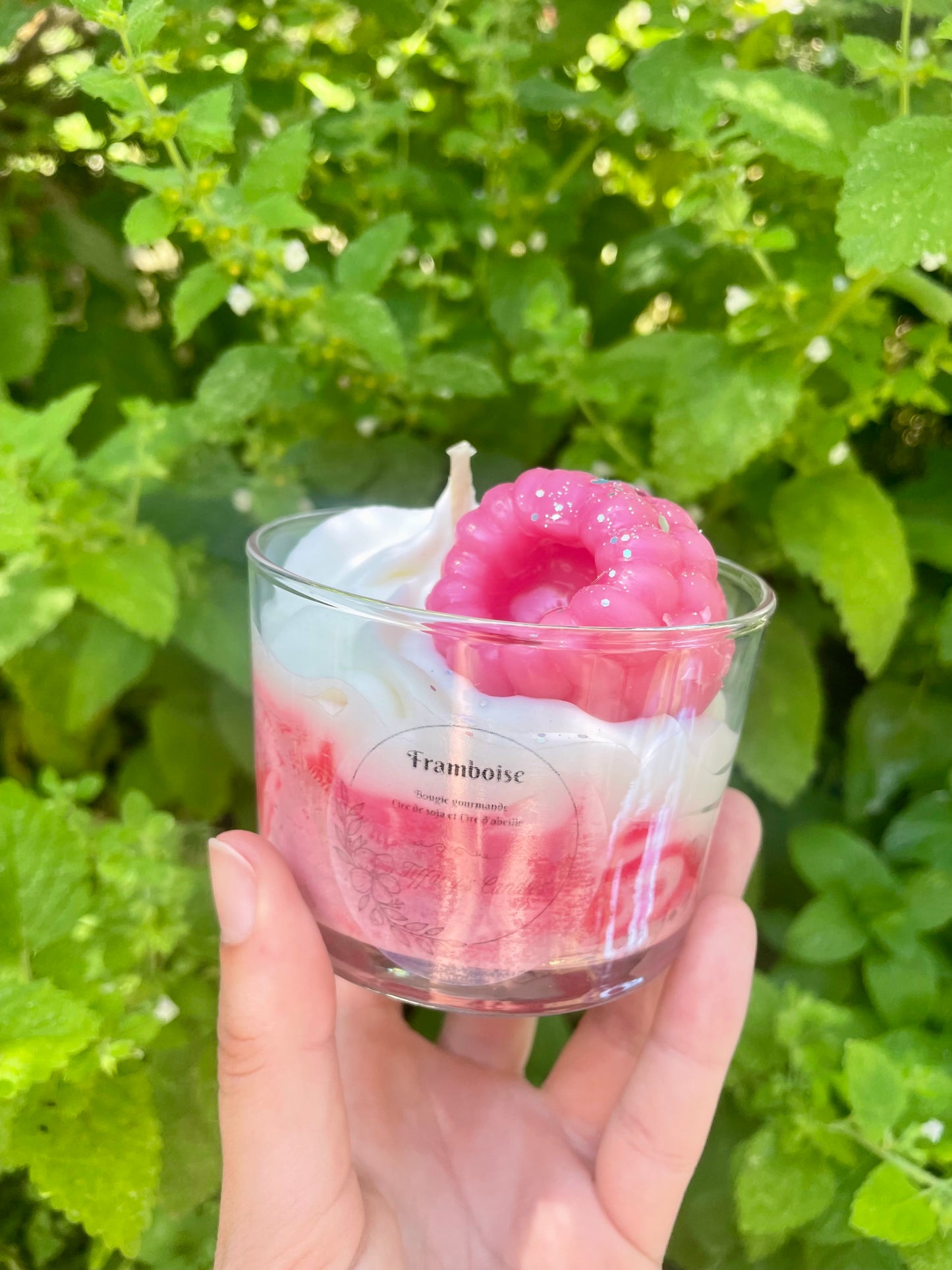 Bougie gourmande Framboise (autre version)