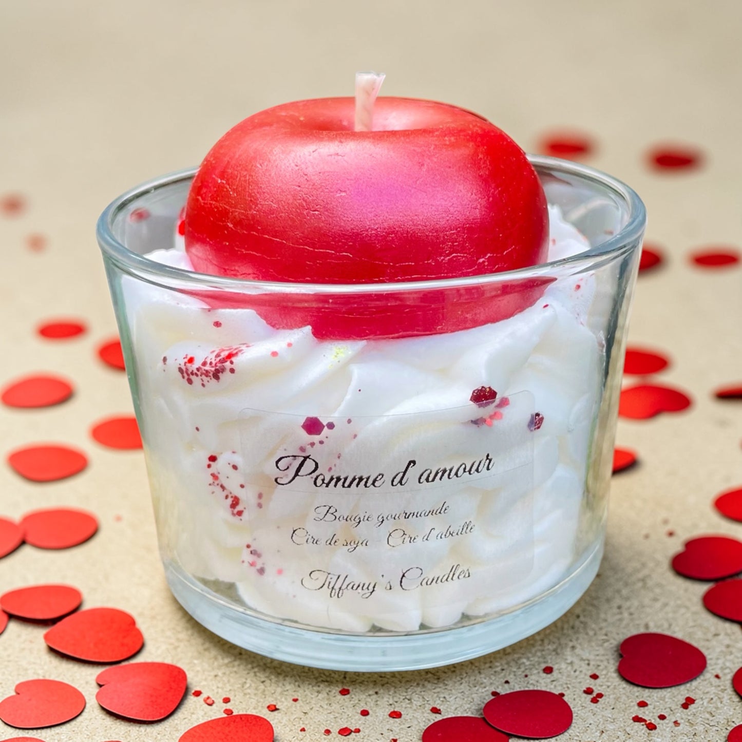 Bougie gourmande Pomme d’amour 🍎