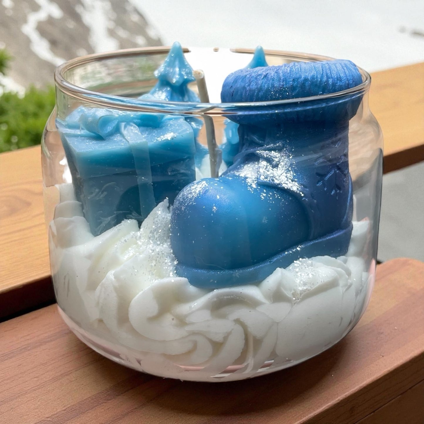 Bougie gourmande Sapin Givré XL❄️