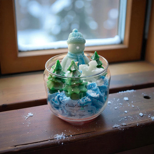 Bougie gourmande Cimes enneigées XL❄️