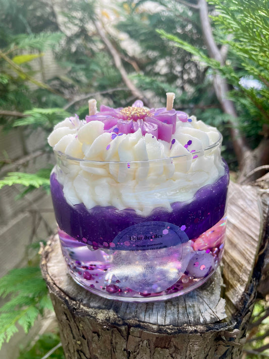 Bougie Aquarium Fleur des Îles 🌸