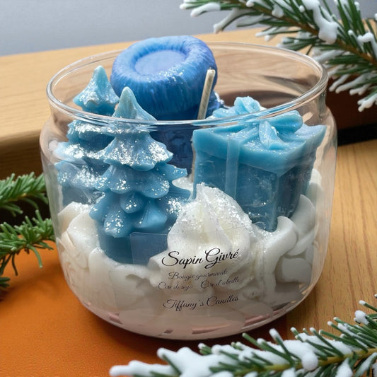 Bougie gourmande Sapin Givré XL❄️