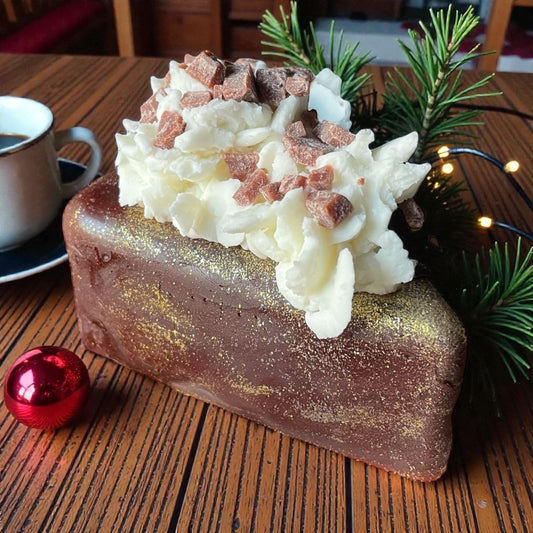 Part de Gâteau Mocaccino de Noël ☕️