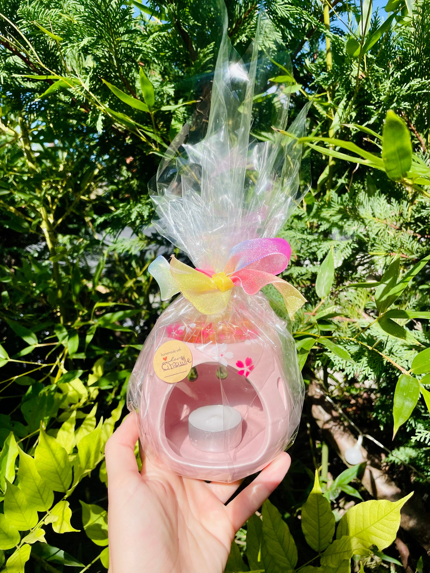 Brûleur + 1 fondant parfumé & 1 bougie chauffe plat 🕯️🪔