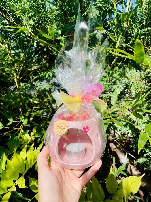 Brûleur + 1 fondant parfumé & 1 bougie chauffe plat 🕯️🪔