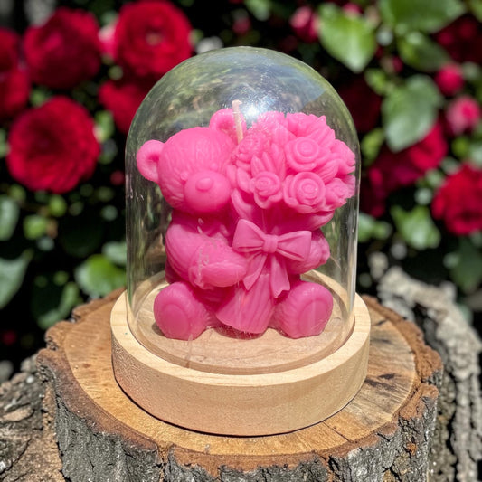 Ourson sous cloche 🧸✨ Modèle Unique !