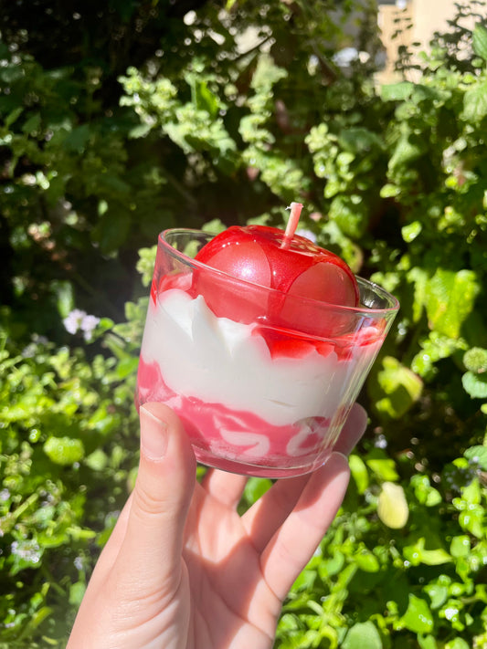 Bougie gourmande Pomme d’amour 🍎