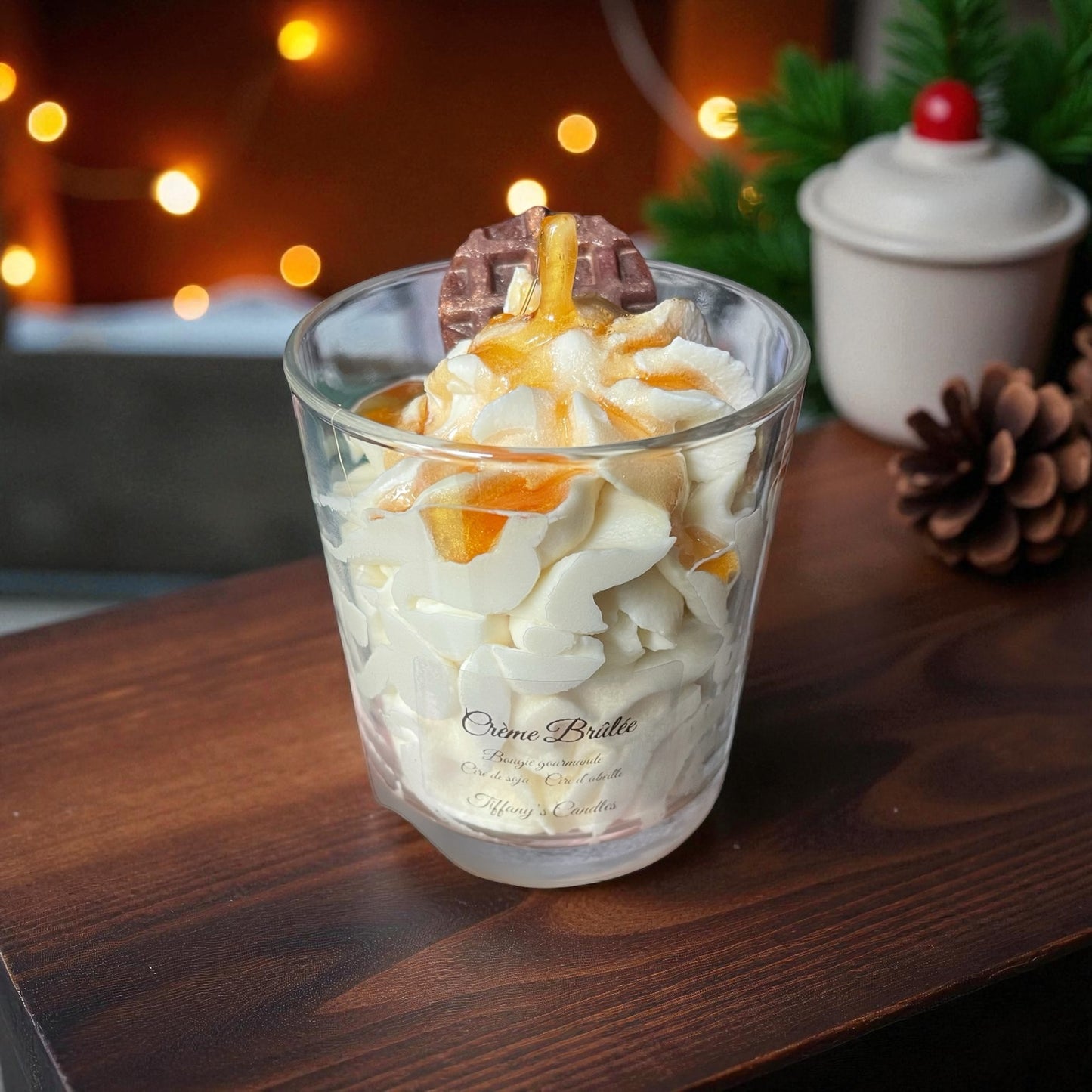 Bougie gourmande Crème Brûlée