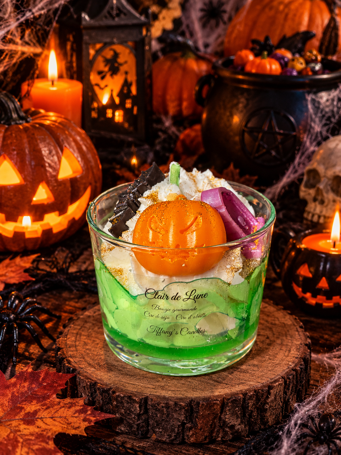 Bougie gourmande Clair de Lune 🌗🎃