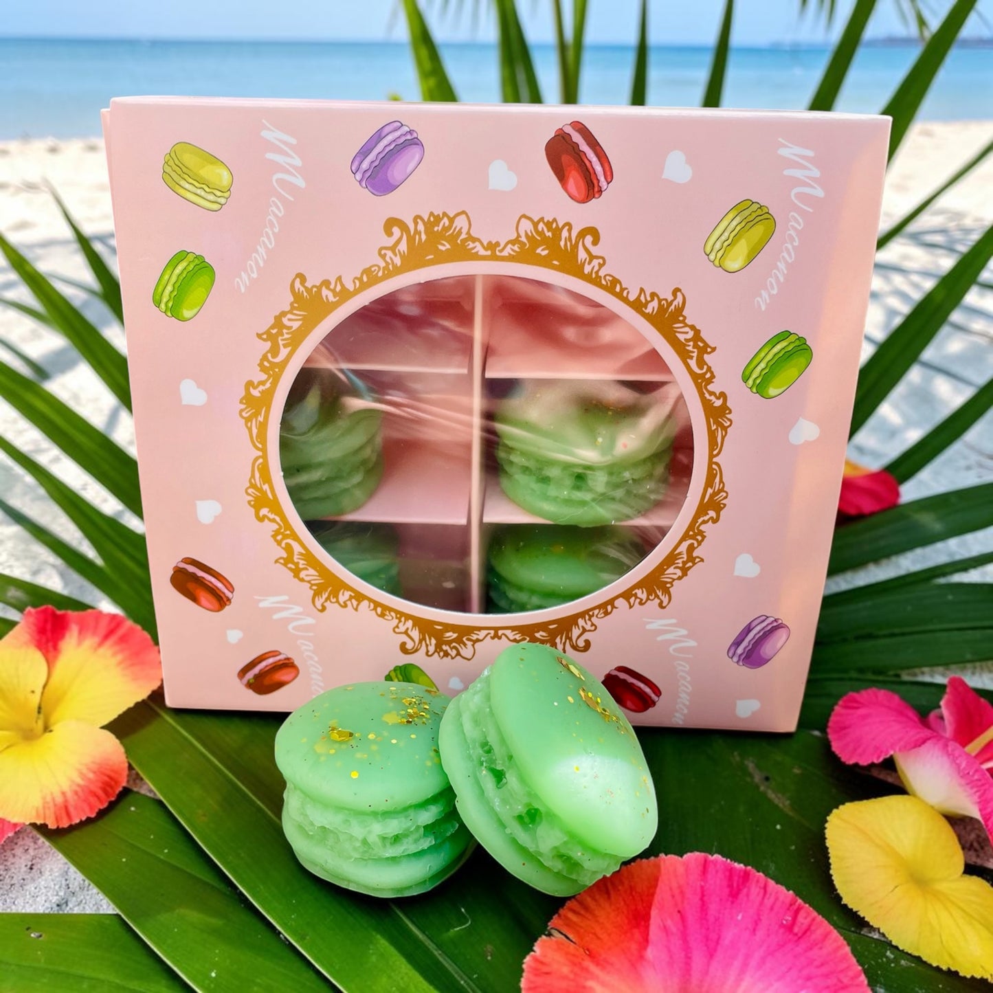 Coffret 6 macarons Fleur de Bananier 🍌
