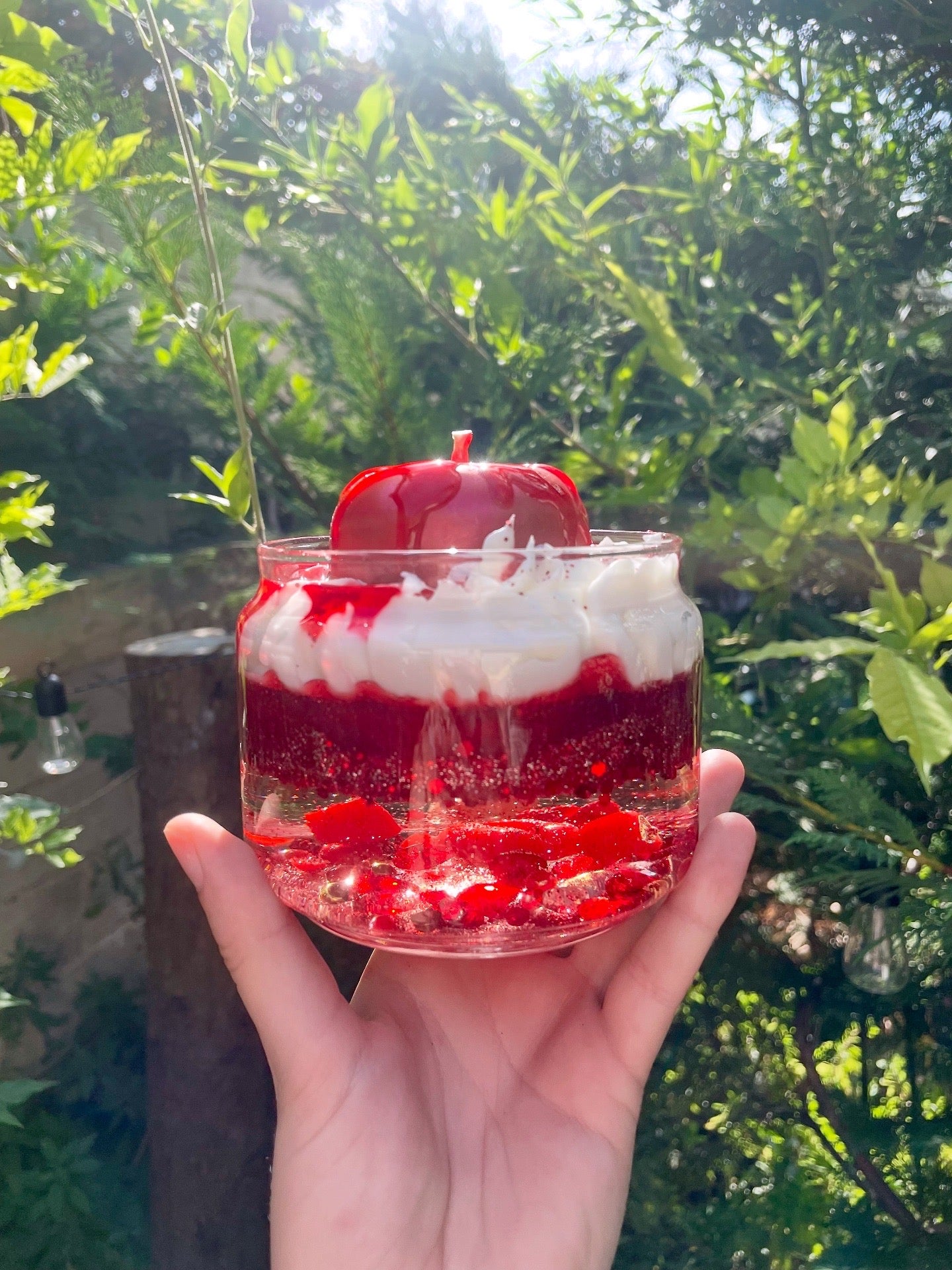 Bougie Aquarium Pomme d’amour 🍎
